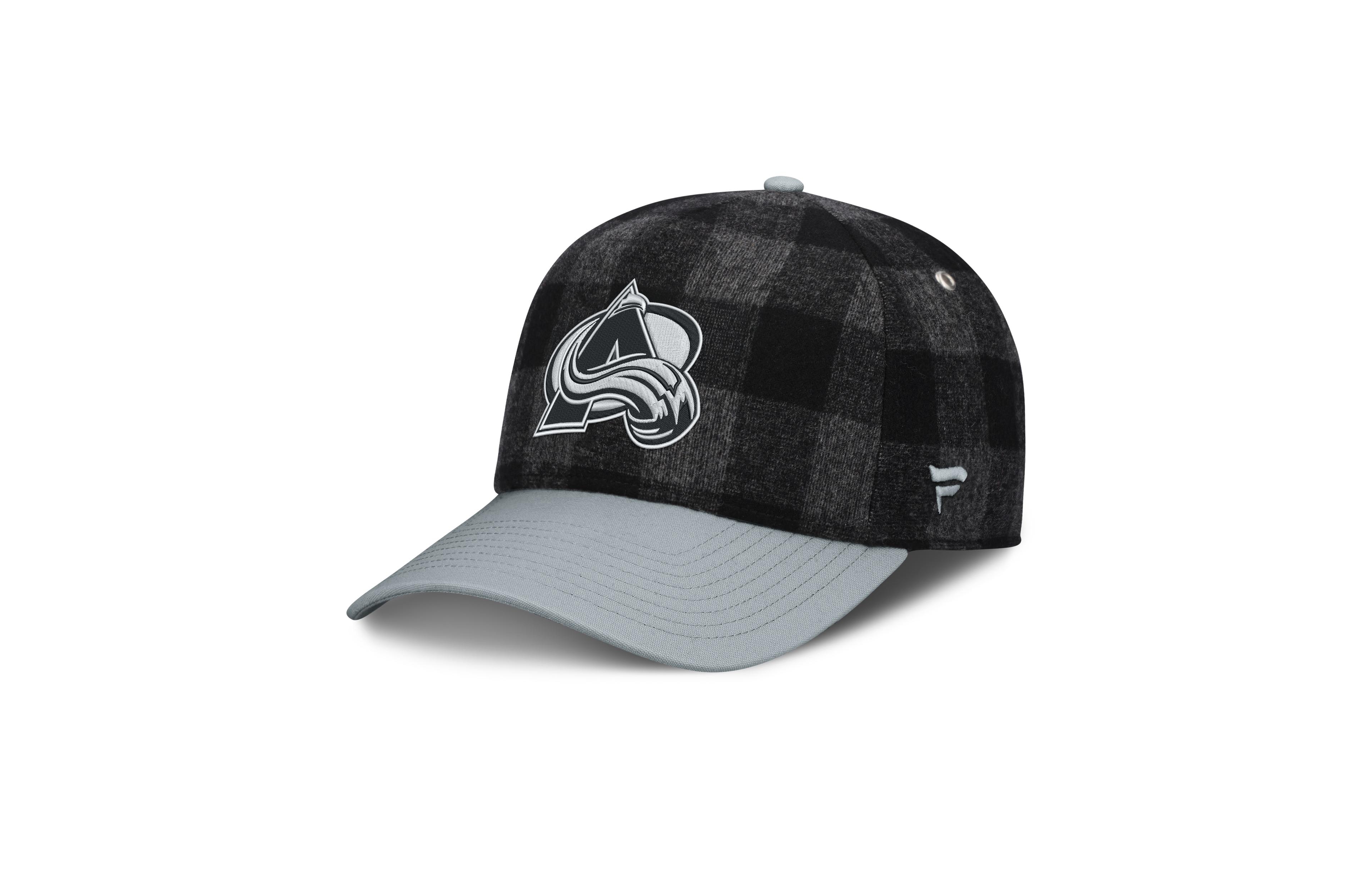 Fanatics Men's Colorado Avalanche A-Frame Plaid Huntsman Hat