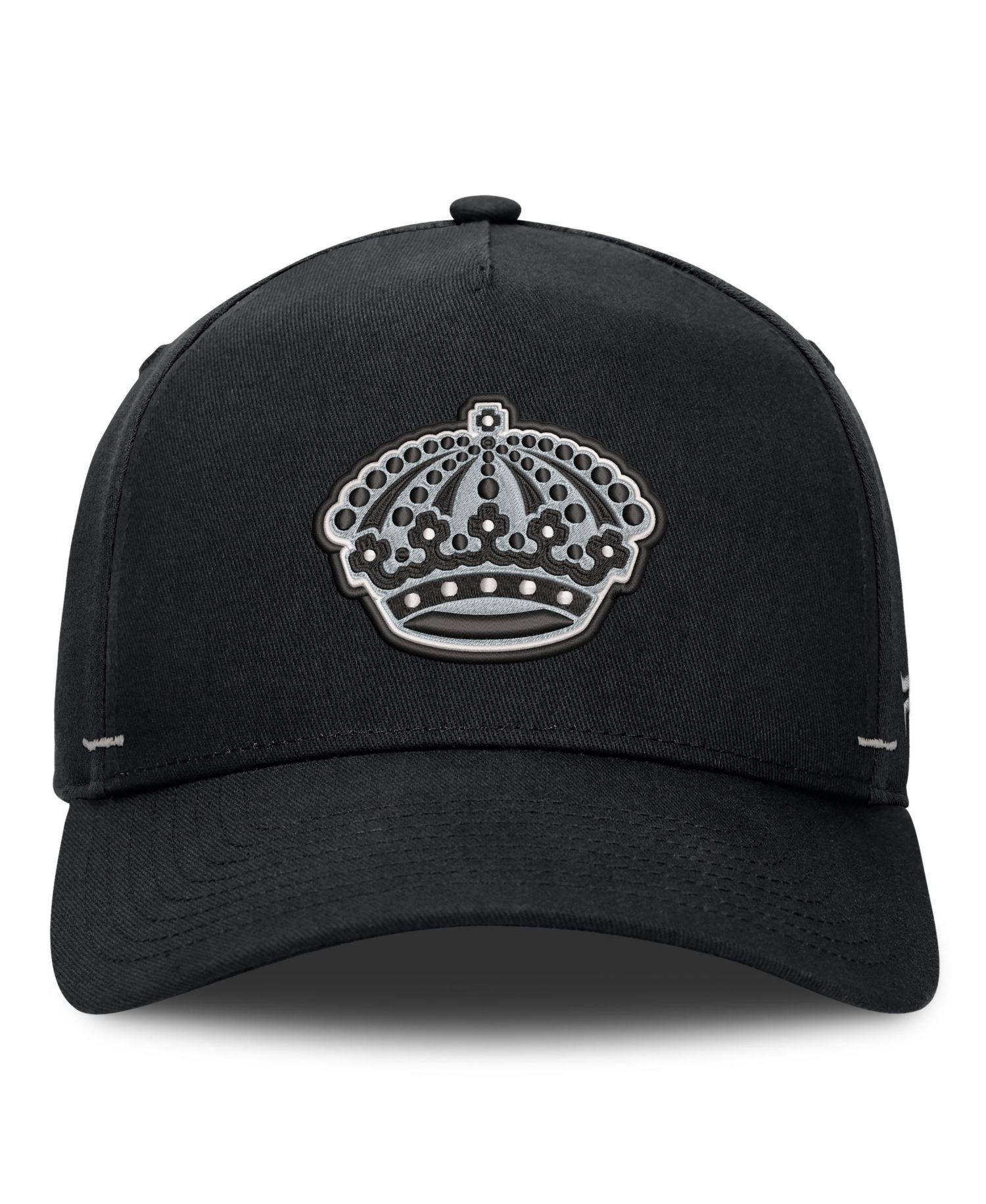 Men's Black Los Angeles Kings Alternate Authentic Pro Rink A-Frame Adjustable Hat
