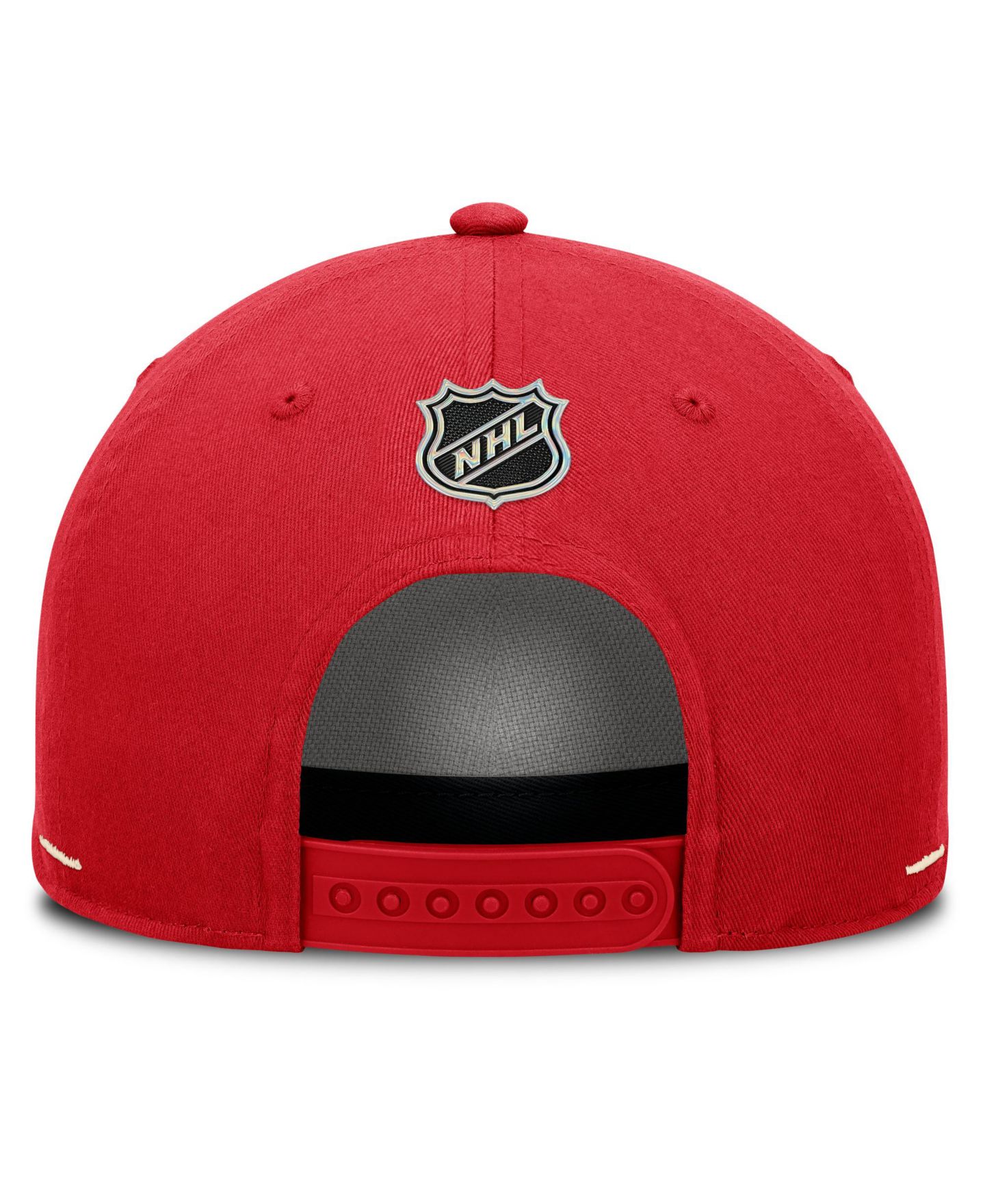 Мужская кепка Fanatics Red Detroit Red Wings Alternate Authentic Pro Rink A-Frame Adjustable Hat — фото 4