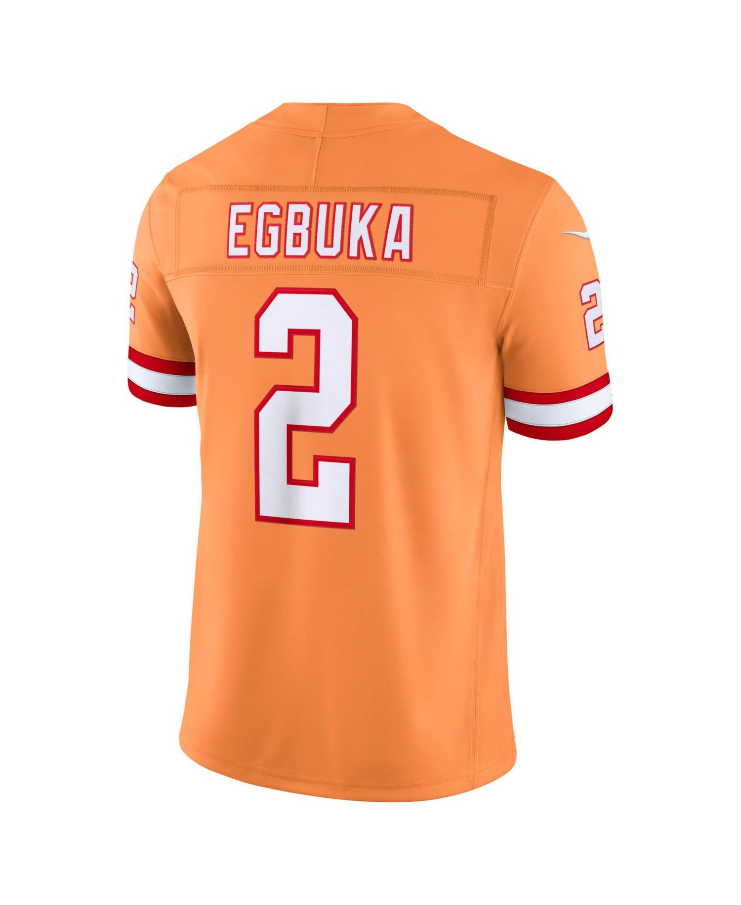 Men's Emeka Egbuka Creamsicle Tampa Bay Buccaneers Alternate Vapor F.U.S.E. Stitched Limited Jersey