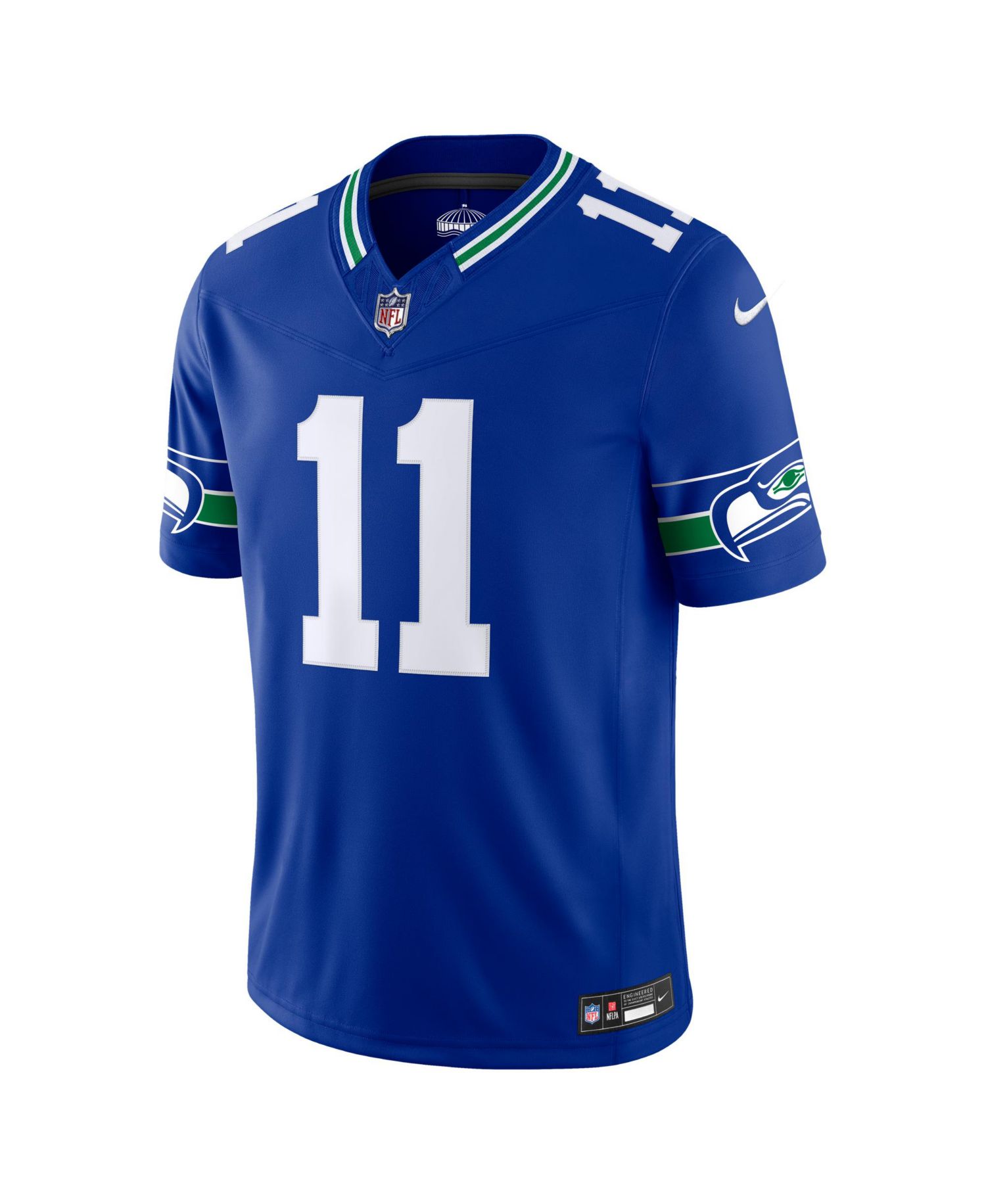Men's Jaxon Smith-Njigba Royal Seattle Seahawks Alternate Vapor F.U.S.E. Stitched Limited Jersey