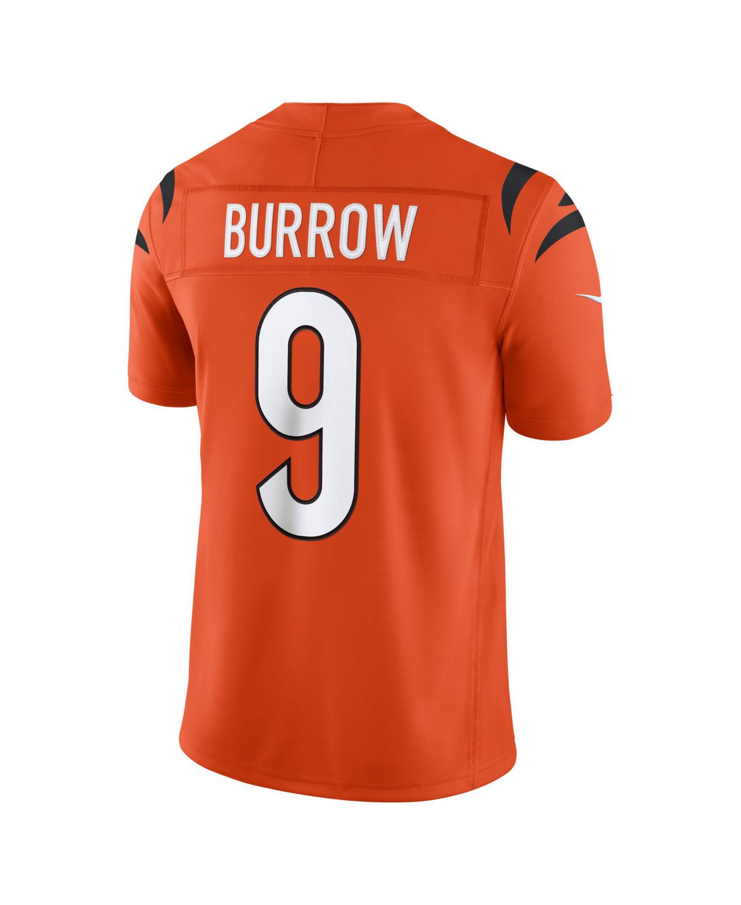 Men's Joe Burrow Orange Cincinnati Bengals Alternate Vapor F.U.S.E. Stitched Limited Jersey