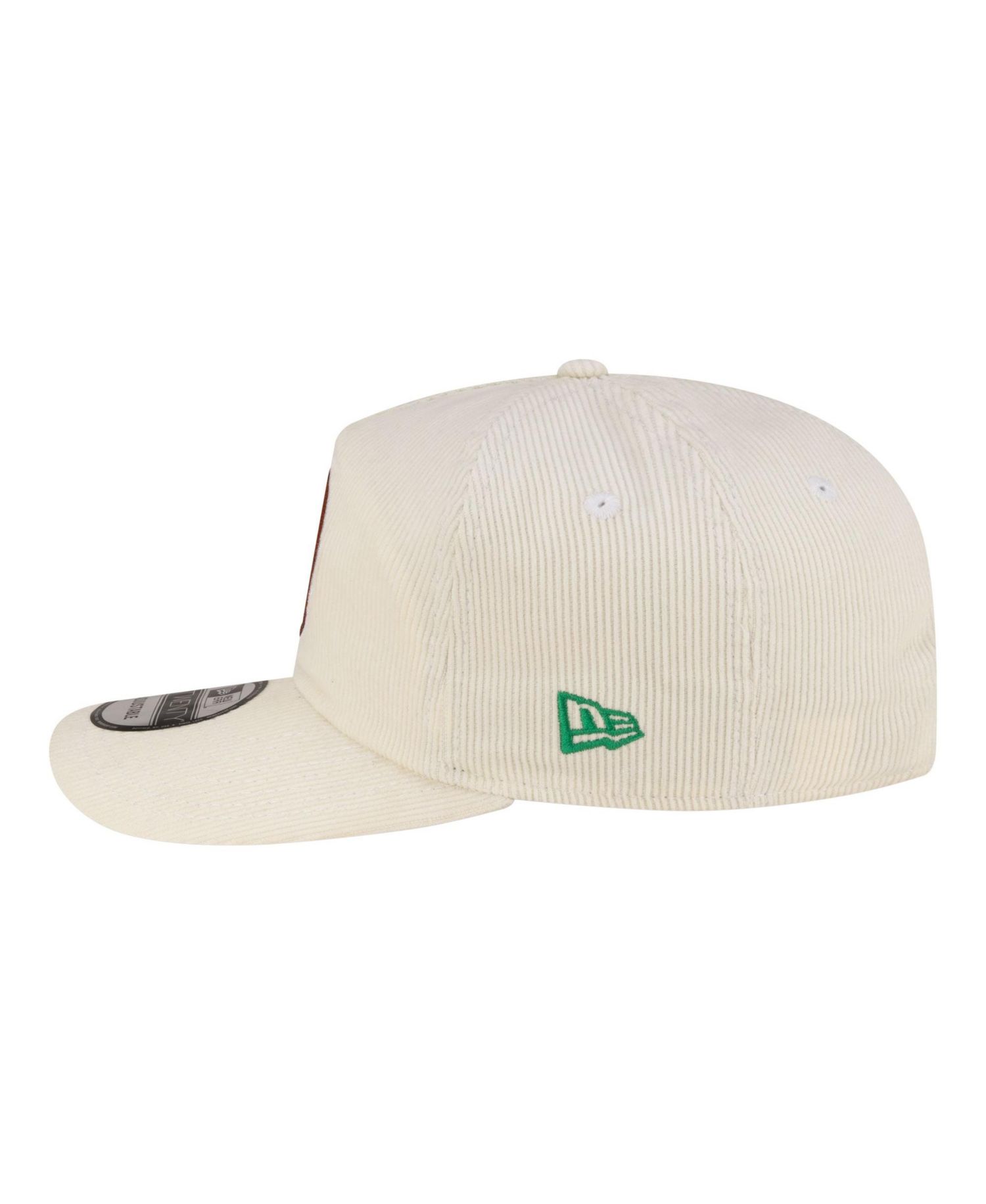 Men's White Boston Celtics 19TWENTY 80s Chrome Corduroy Adjustable Hat