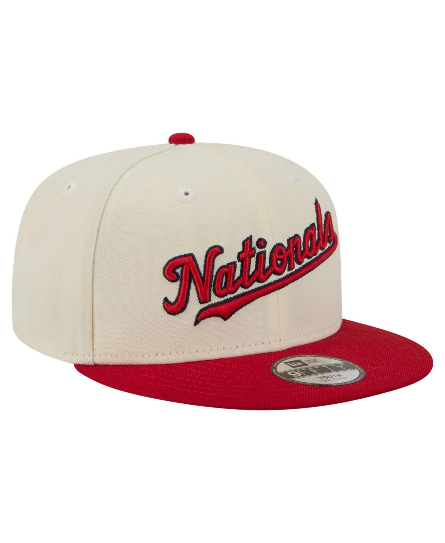 Big Boys and Girls White Washington Nationals Two-Tone 9FIFTY Snapback Hat