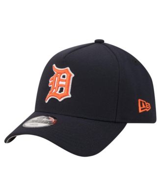 Big Boys and Girls  Navy Detroit Tigers Cooperstown Logo 9FORTY A-Frame Adjustable Hat