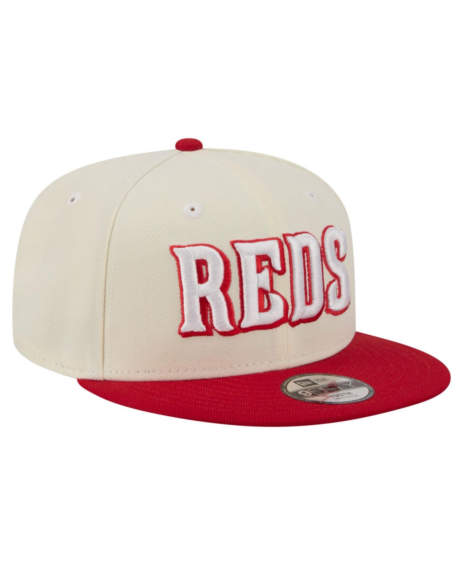 Big Boys and Girls White Cincinnati Reds Two-Tone 9FIFTY Snapback Hat