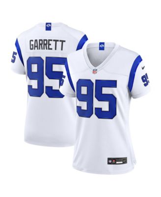 Women's Myles Garrett Los Angeles Rams Fearsome White Game Jersey