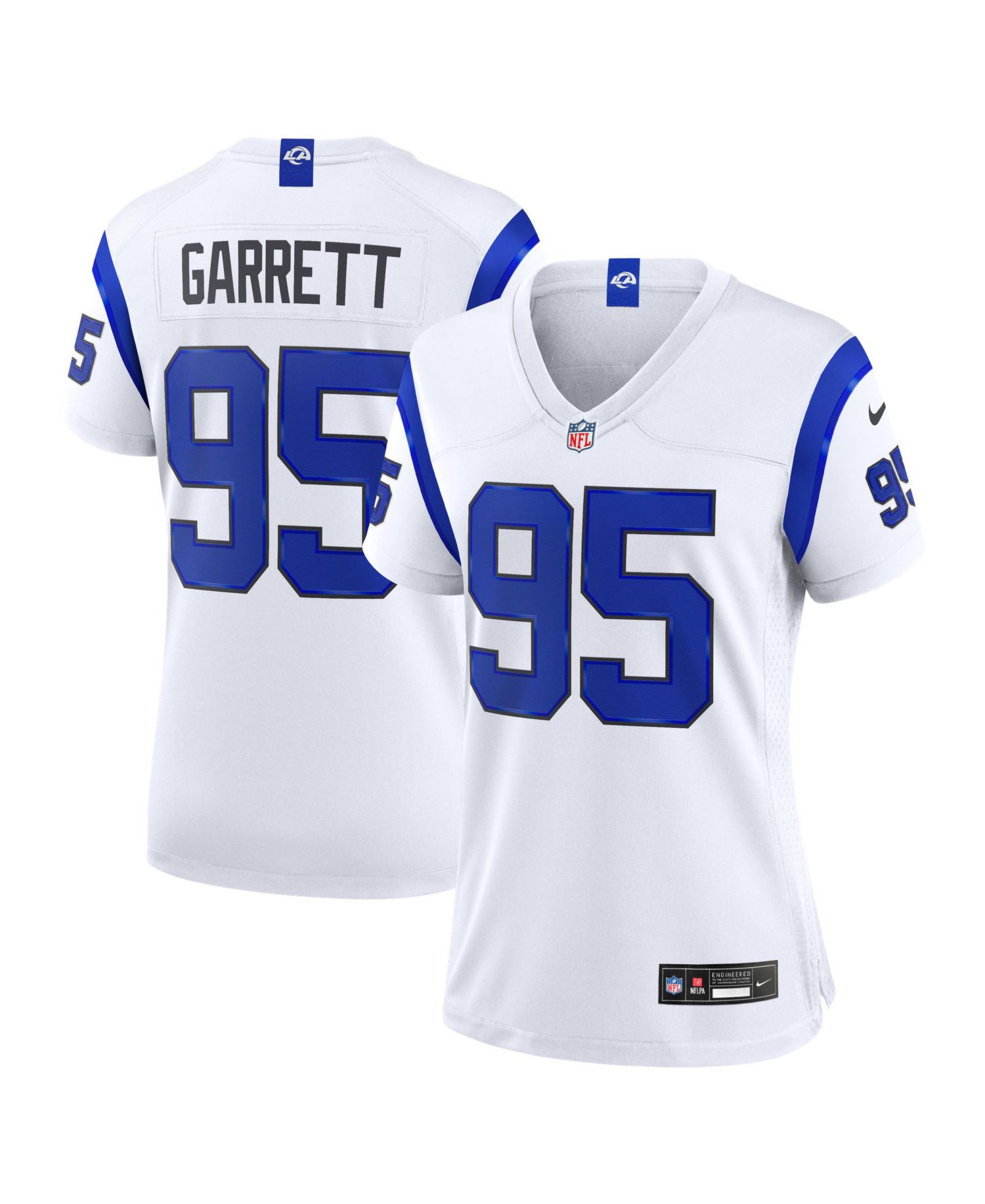 Women's Myles Garrett Los Angeles Rams Fearsome White Game Jersey