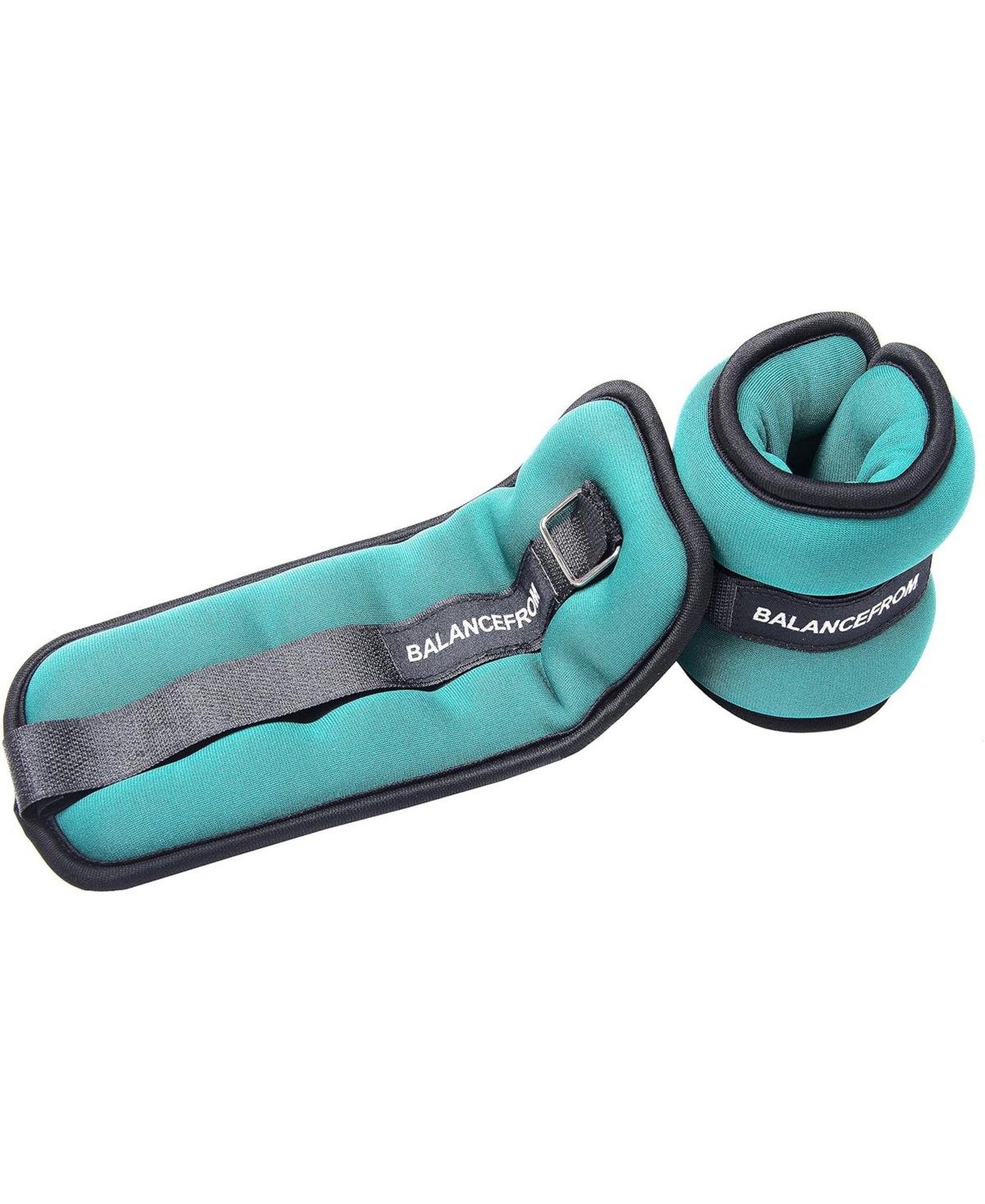 BalanceFrom Fitness Fully Adjustable Ankle, Wrist, Arm or Leg Weights, 3-lb Pair