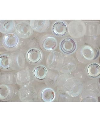  Transparent Crystal AB Czech Glass Crow Beads for DIY Jewelry Making
