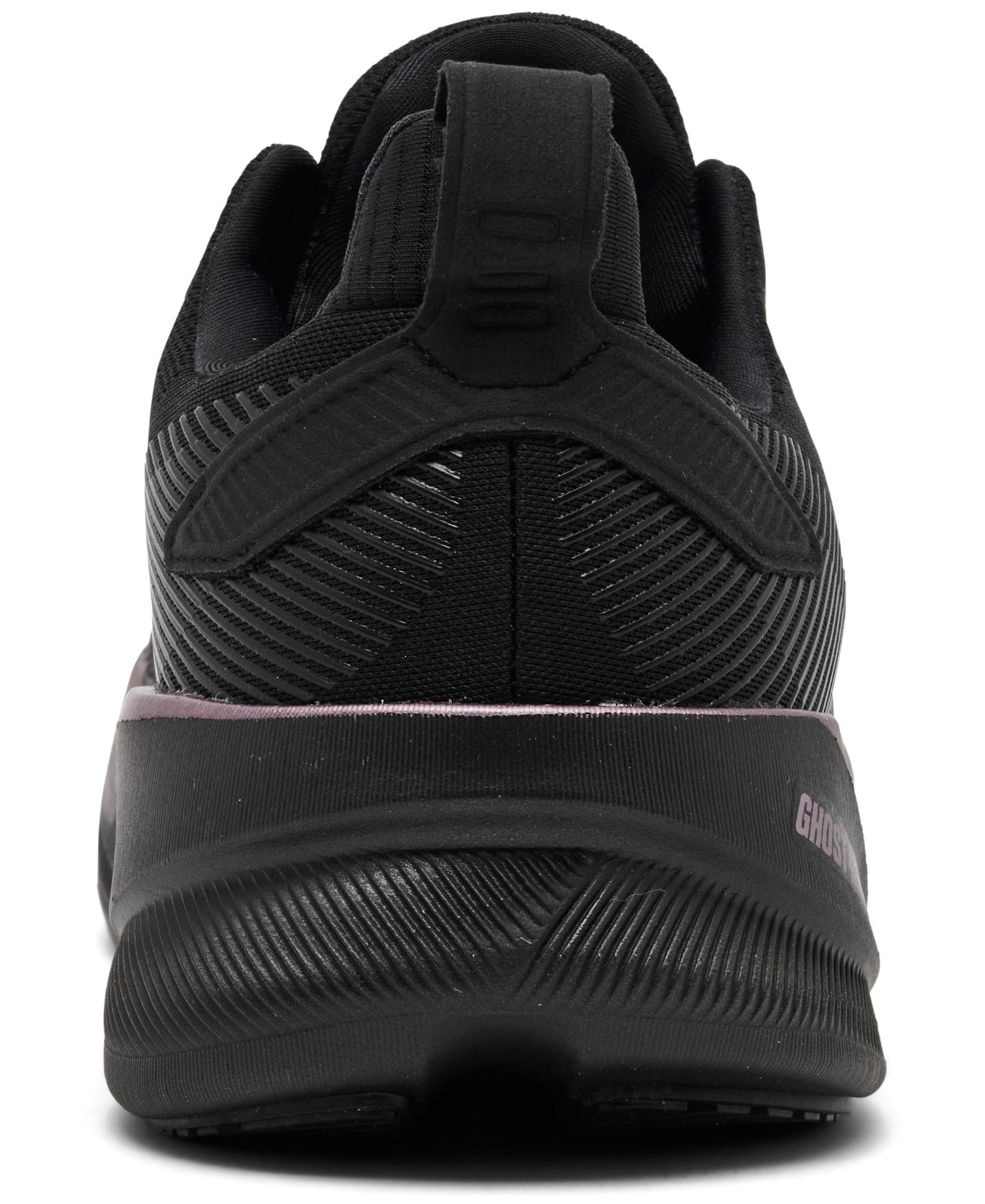Женские кроссовки Brooks Ghost Max 4 Wide Width Lightweight Running, цвет: Чёрный / Розовый — фото 4