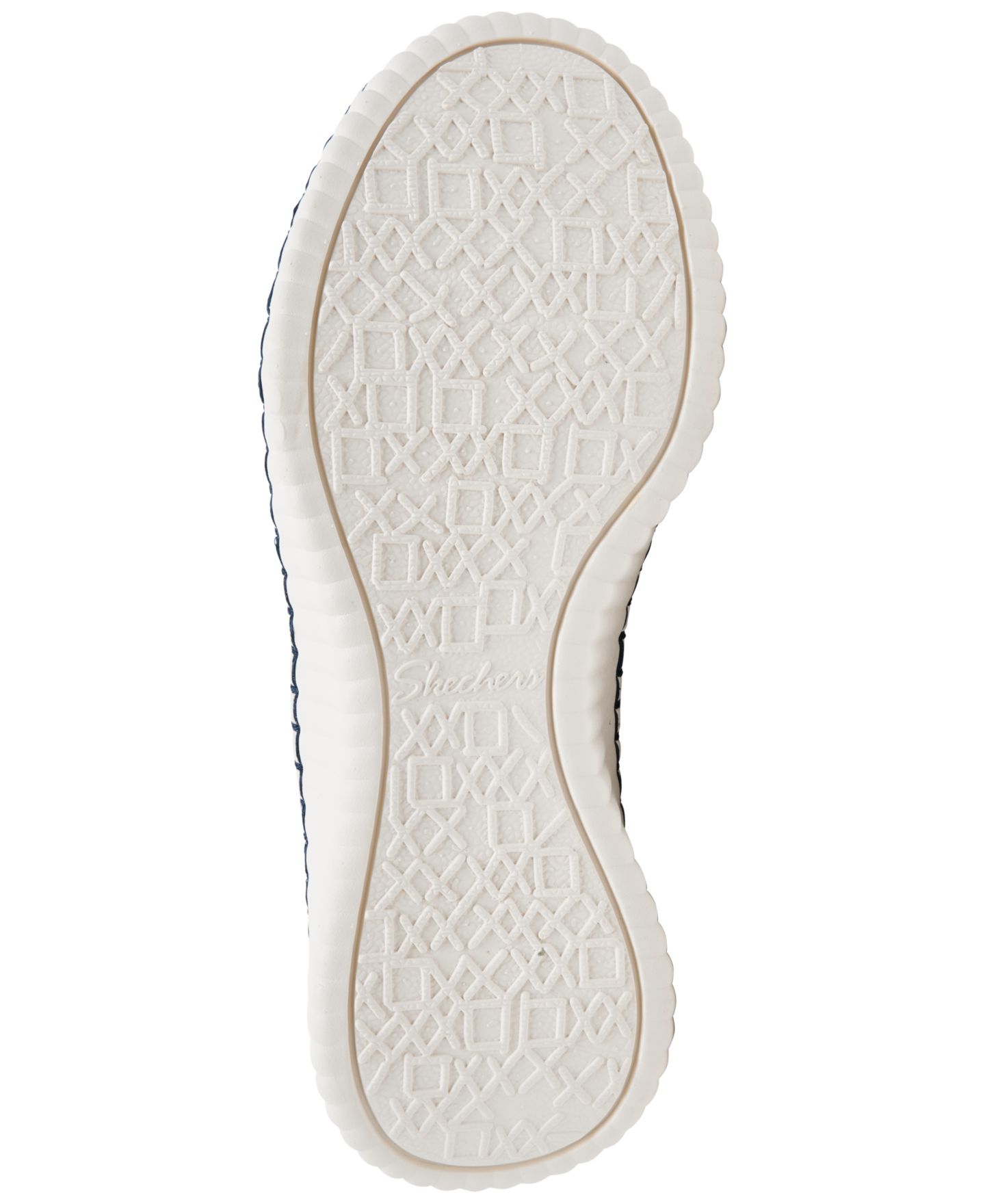 Женские кроссовки Skechers Wilshire Blvd - City Luxe No Tie Fit Memory Foam Fashion, цвет: Тёмно-синий — фото 6