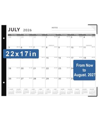 Desk Calendar Large Ruled Blocks Thick Paper For Home Office School