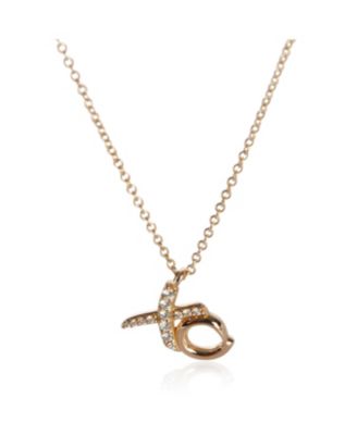 Rose Gold Diamond Paloma Picasso XO Pendant
