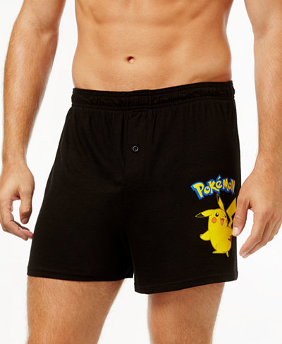 Bioworld Men's Pokémon Pikachu Shorts