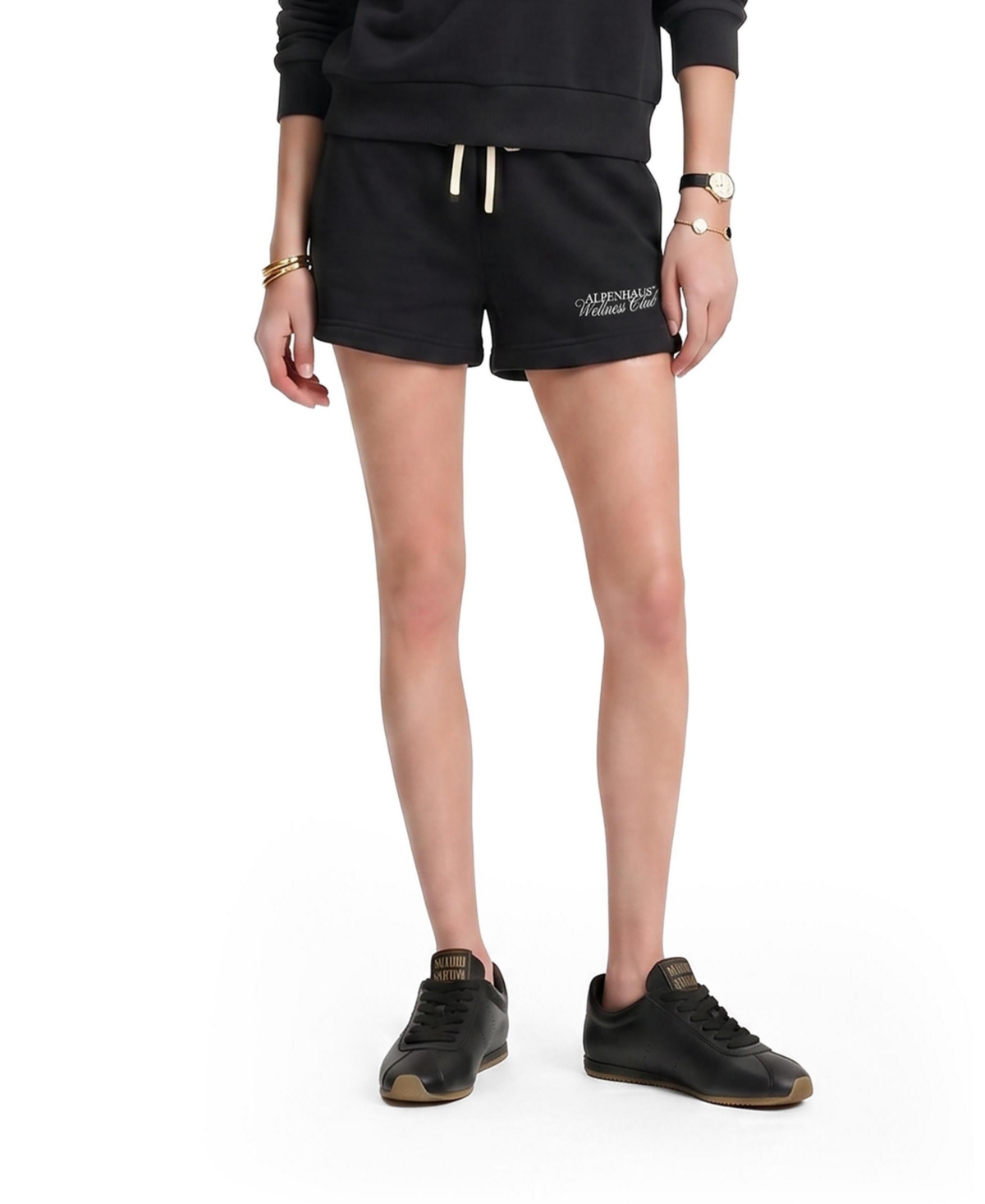 Alpenhaus Women's Laville Pull-On Mid-Rise Shorts, 4 3/4" Inseam - Black
