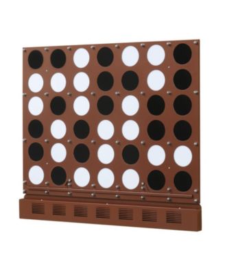 Wall-Mounted Jumbo 4-in-a-Row Game with Acrylic Discs