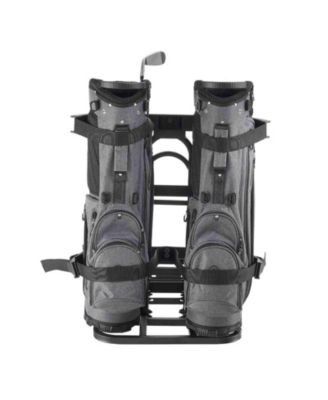 Golf Cart Rear Seat Bag Holder Bracket for Grab Bars with Heavy Duty Straps