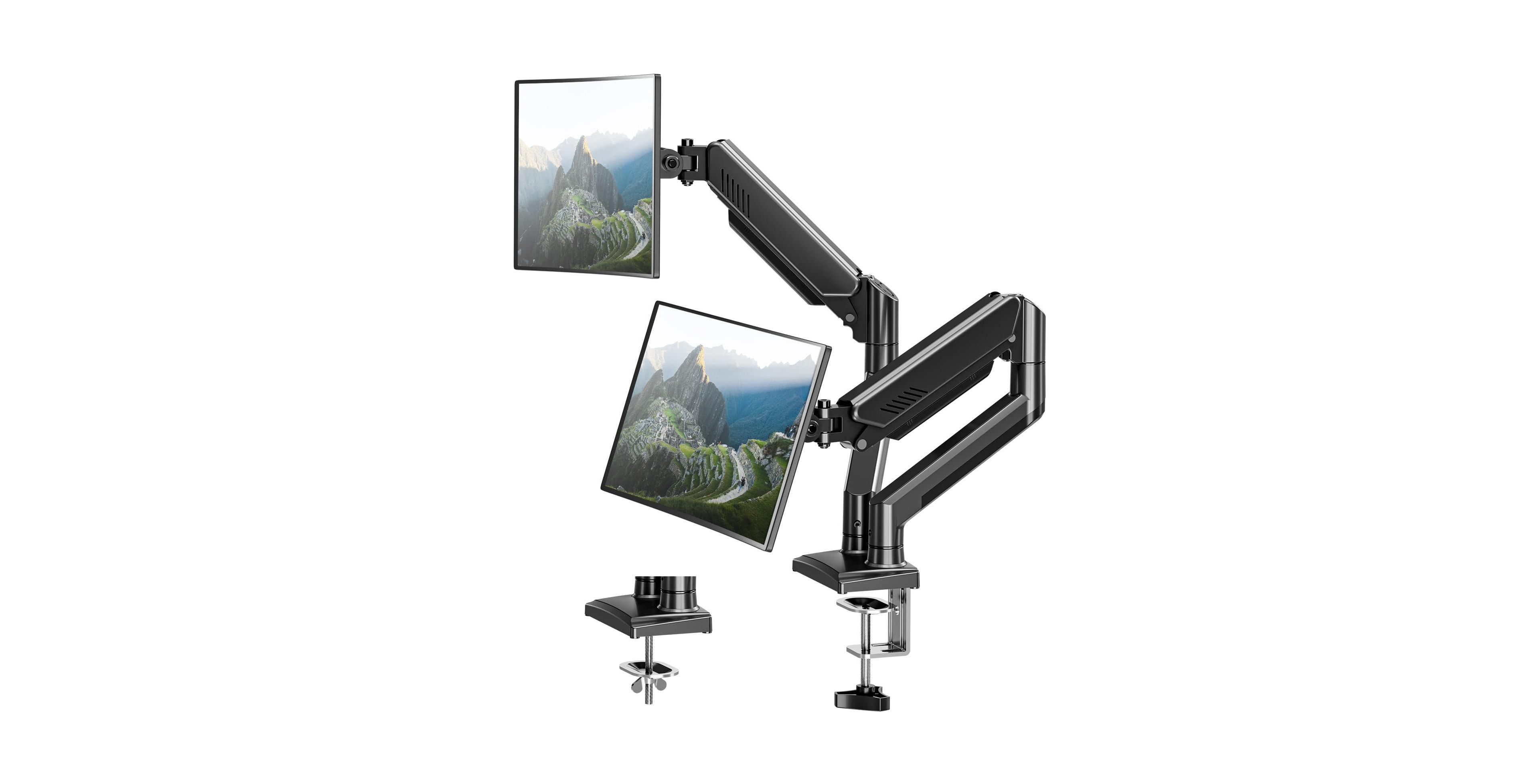 Lofree Dual Monitor Arm Full-Motion Desk Mount, Vesa Compatible