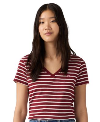 Women's Perfect Cotton V-Neck Short-Sleeve T-Shirt