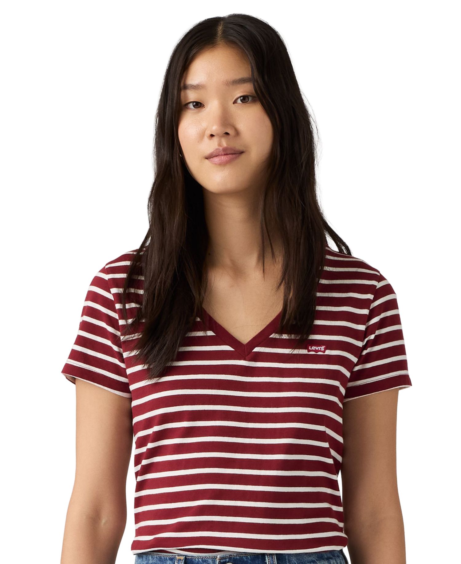 Women's Perfect Cotton V-Neck Short-Sleeve T-Shirt