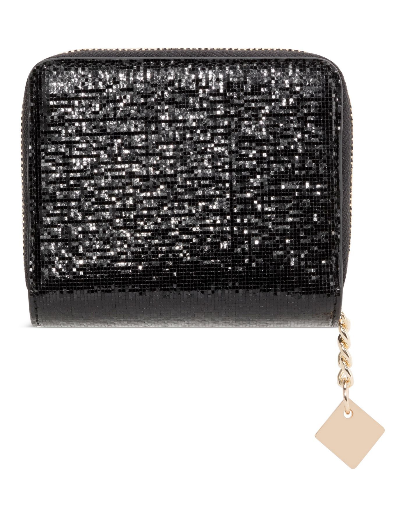 Женский кошелёк Nine West Kristina Metallic Zip Around Wallet, цвет: Чёрный — фото 2