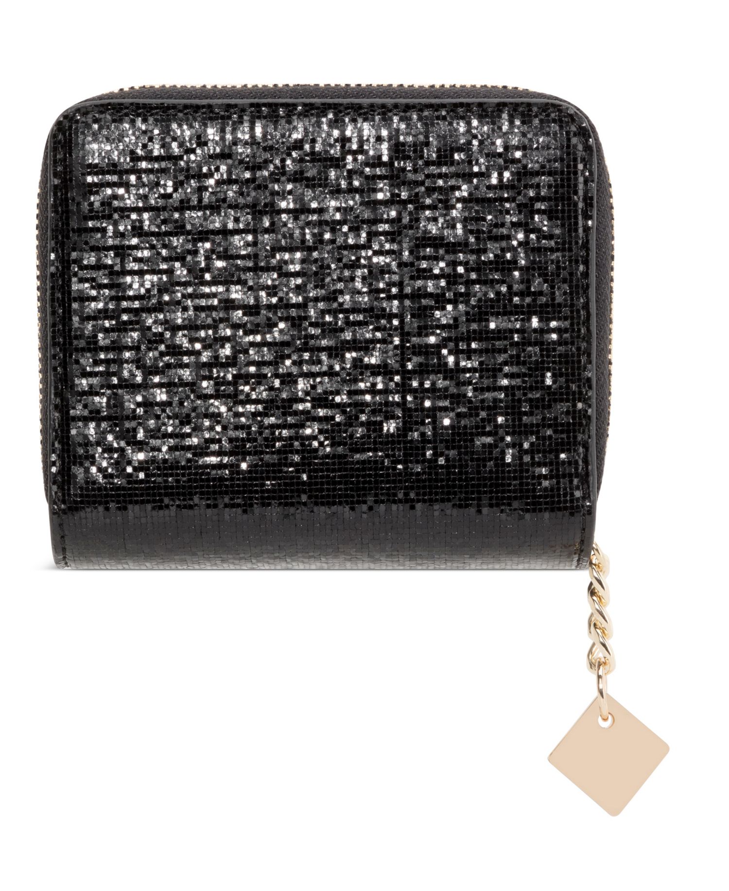 Kristina Metallic Zip Around Wallet