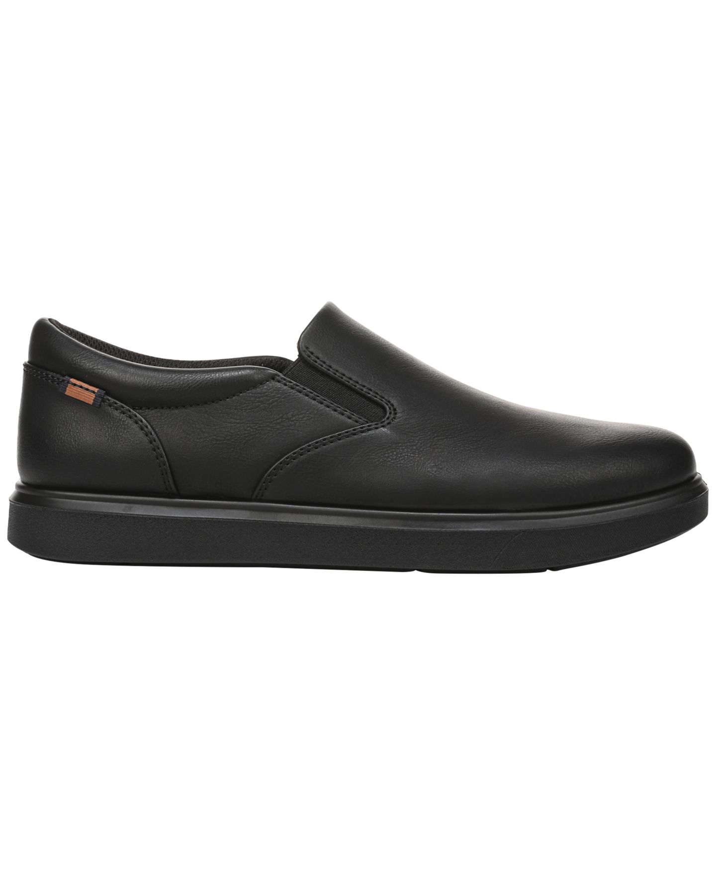 Мужские кроссовки Dr. Scholl's City Cloud Slip-On Low-Top Faux Leather, цвет: Чёрный / Чёрная искусственная кожа — фото 2