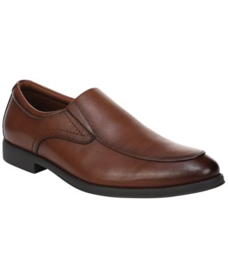 Men's Stuart Round-Toe Faux Leather Loafers