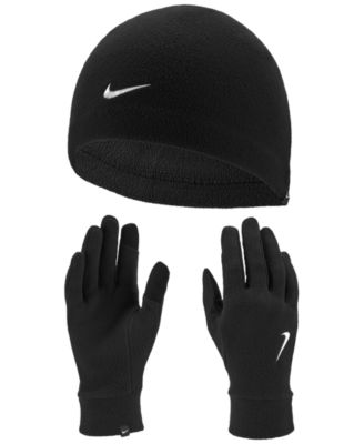 Unisex Fleece Hat & Gloves, 2-Piece Set