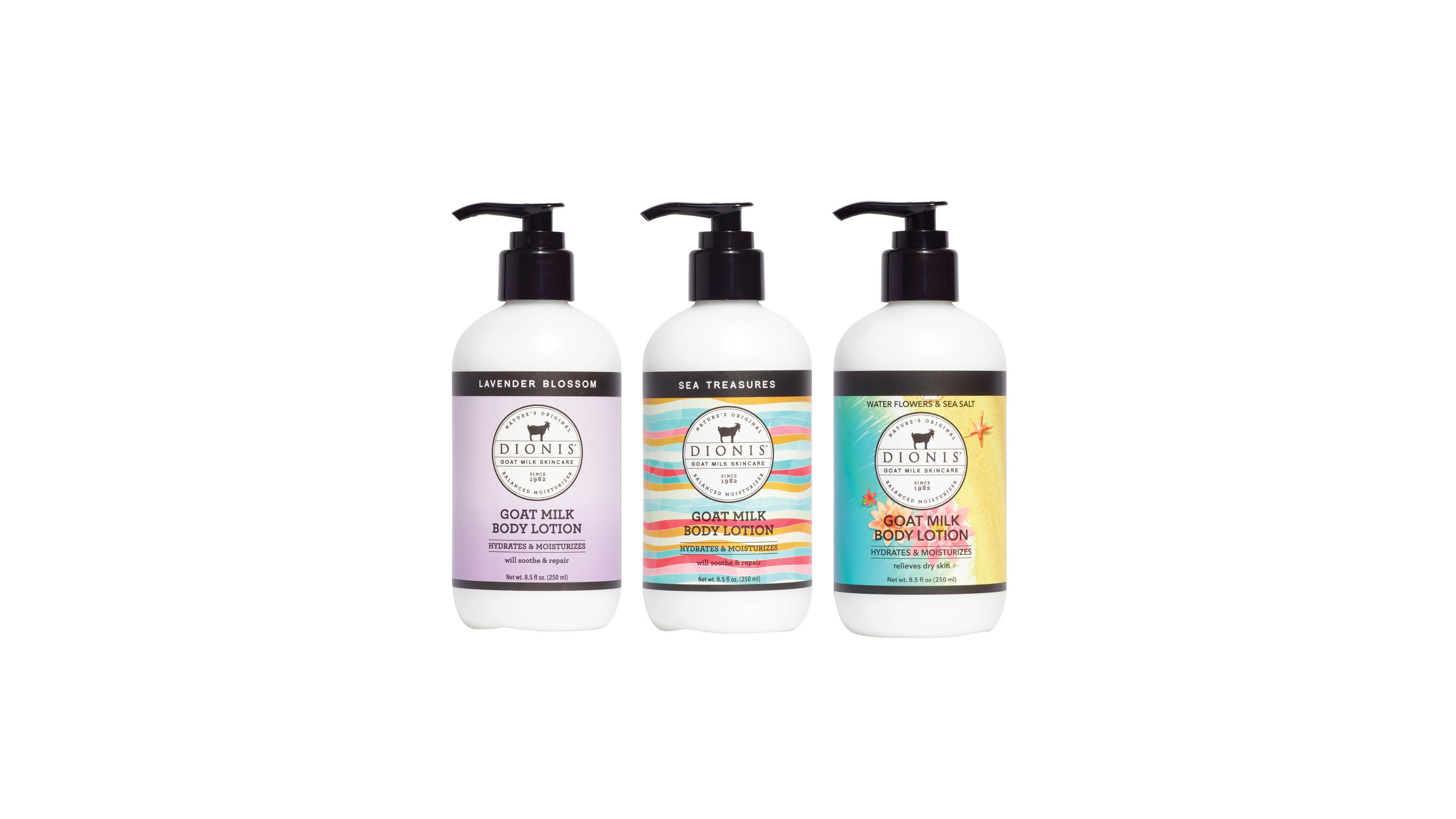 Dionis Goat Milk Body Lotion Trio