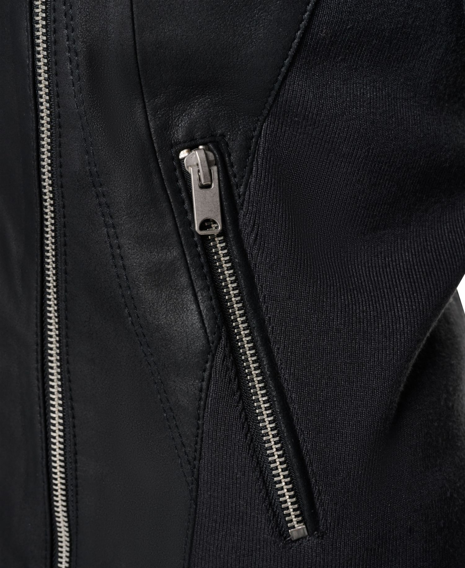 Women's Felix Fitted Leather Moto Jacket