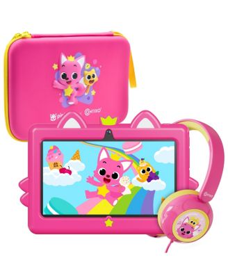 Pinkfong Baby Shark 7-Inch Kids Tablet Bundle with 32GB and 8 Learning Apps