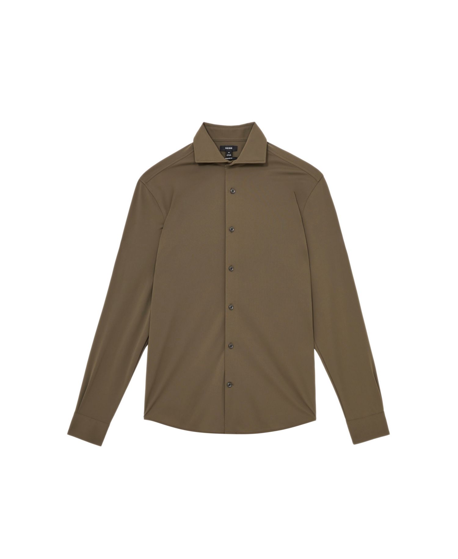 Men's Charge Stretch-Jersey Cutaway-Collar Shirt
