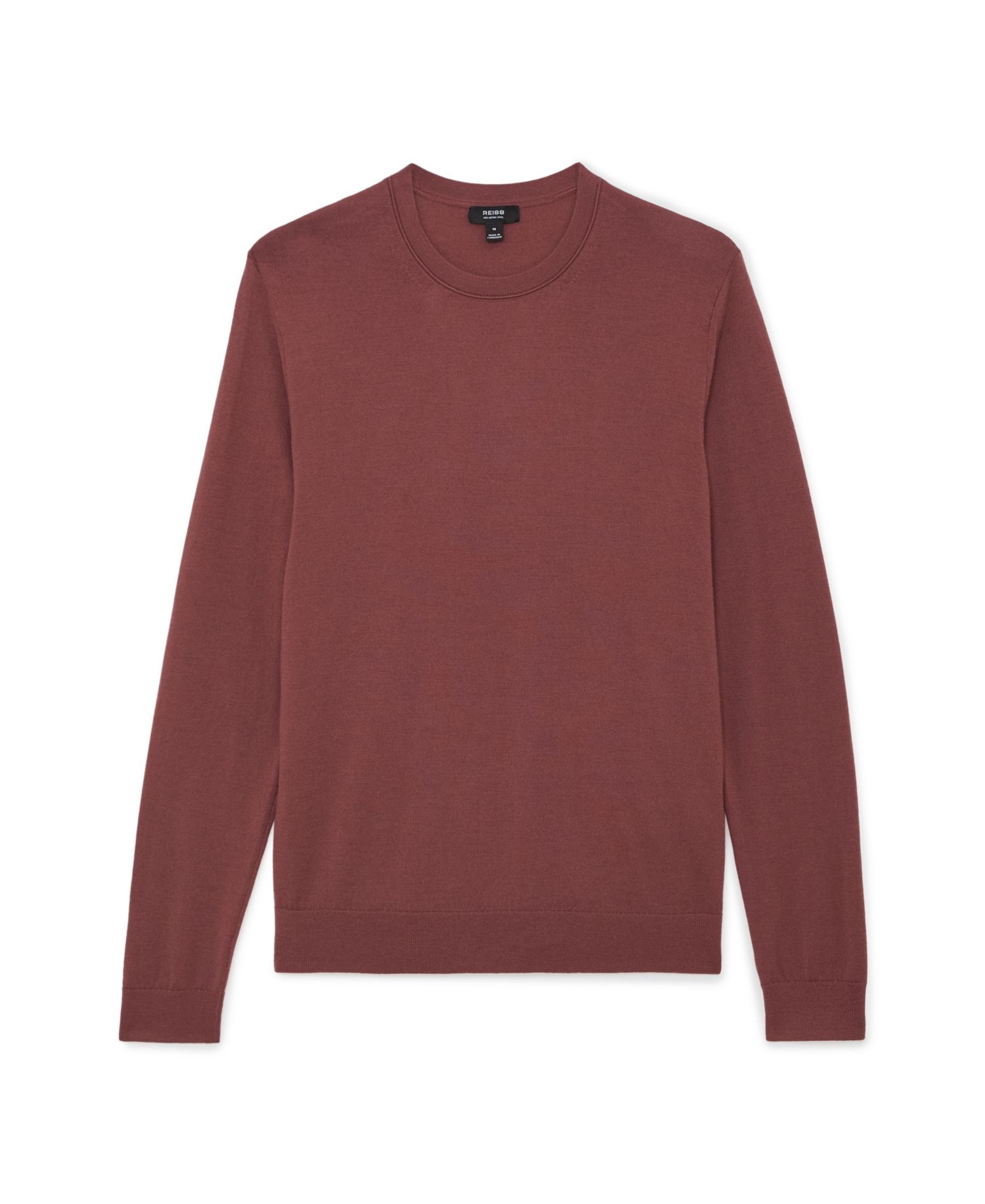 Men's Wessex Merino Wool Rib-Knit Slim-Fit Sweater