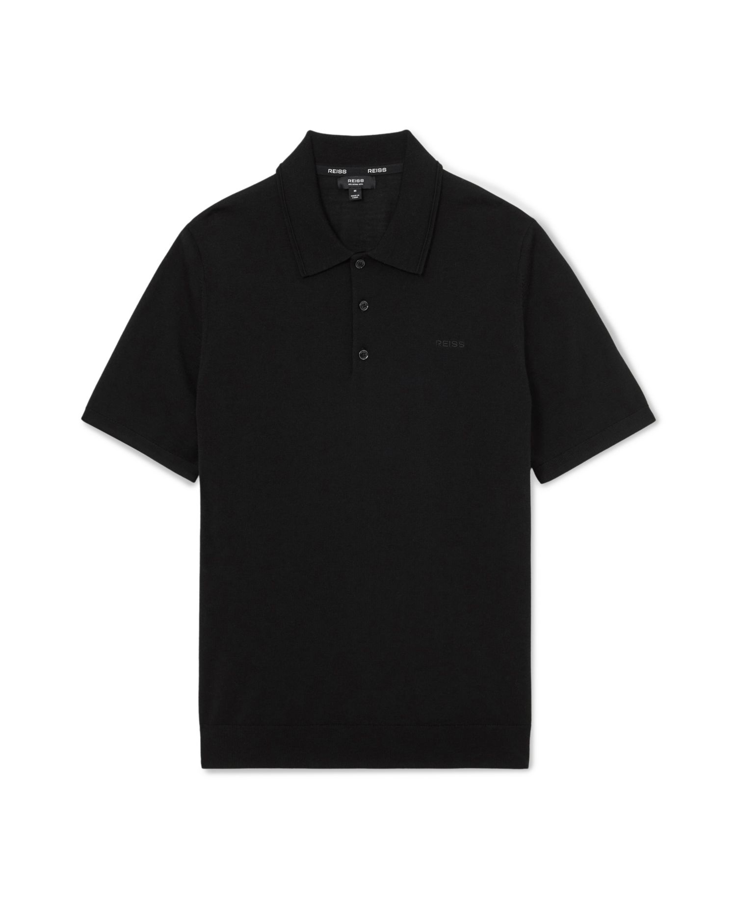 Men's Albion Merino Wool Slim-Fit Embroidered-Logo Polo Shirt