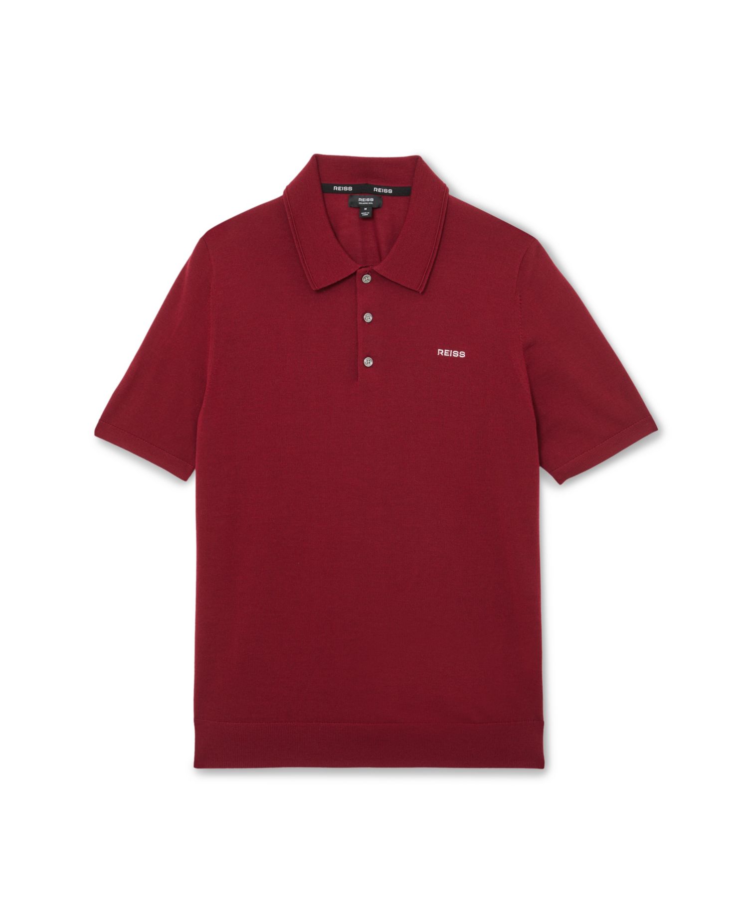 Men's Albion Slim-Fit Merino Wool Polo Shirt