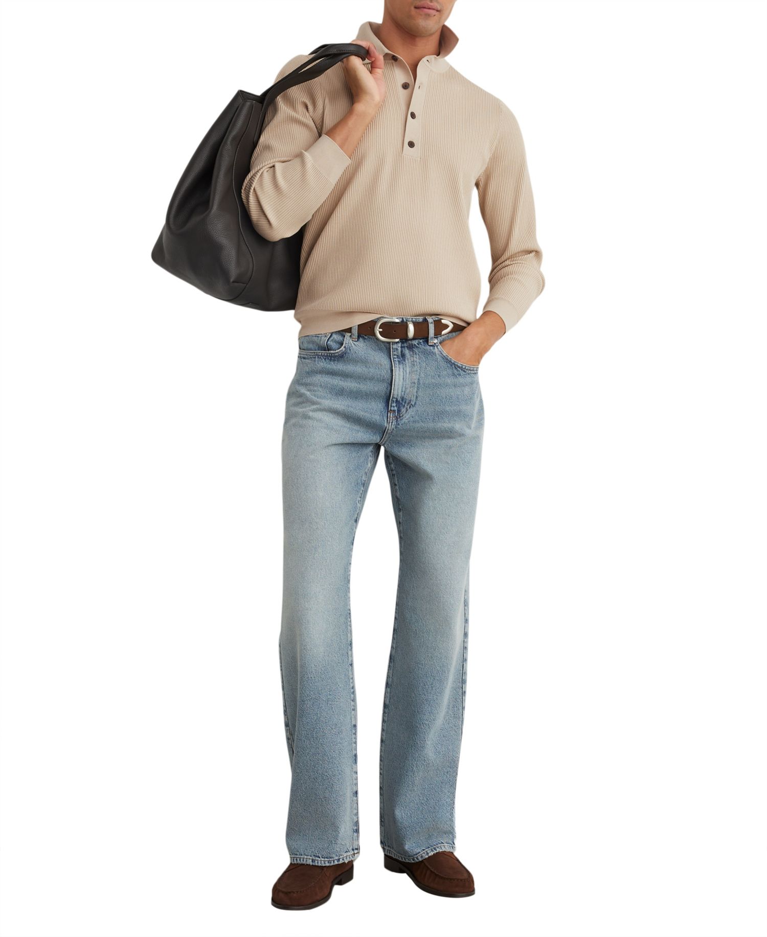 Men's Admiral Ribbed Polo Shirt
