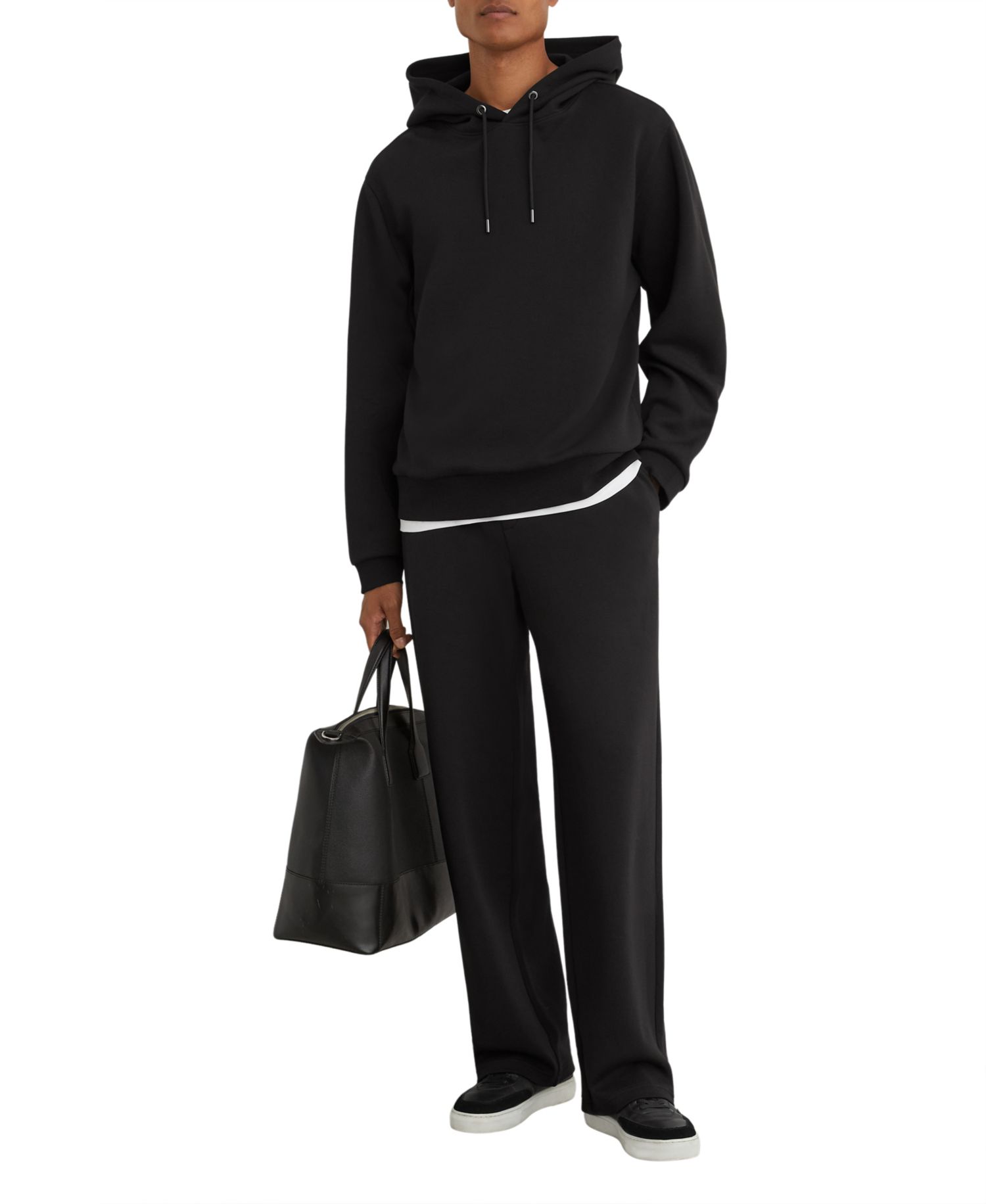 Men's Falco Sueded Cotton-Modal Blend Relaxed-Fit Hoodie