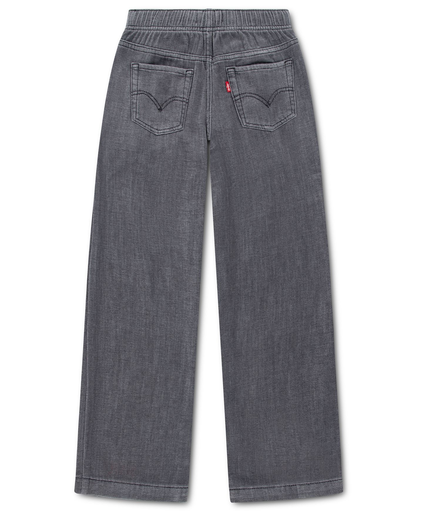 Джинсы Levi's High-Rise Baggy Jeans для девочек, цвет: Чёрный варёный — фото 2
