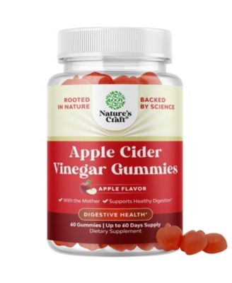 Apple Cider Vinegar Gummies with Vitamins B6 and B12, Iodine, Folate, Beetroot and Pomegranate | 60 Count