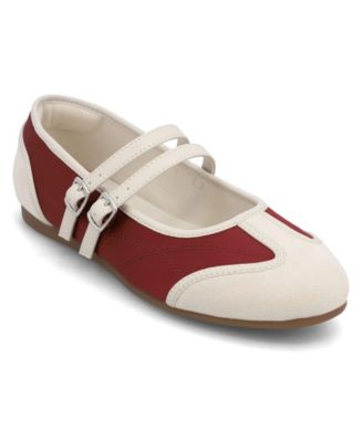 Women's Sorelle Double Strap Mary Jane Ballet Flats