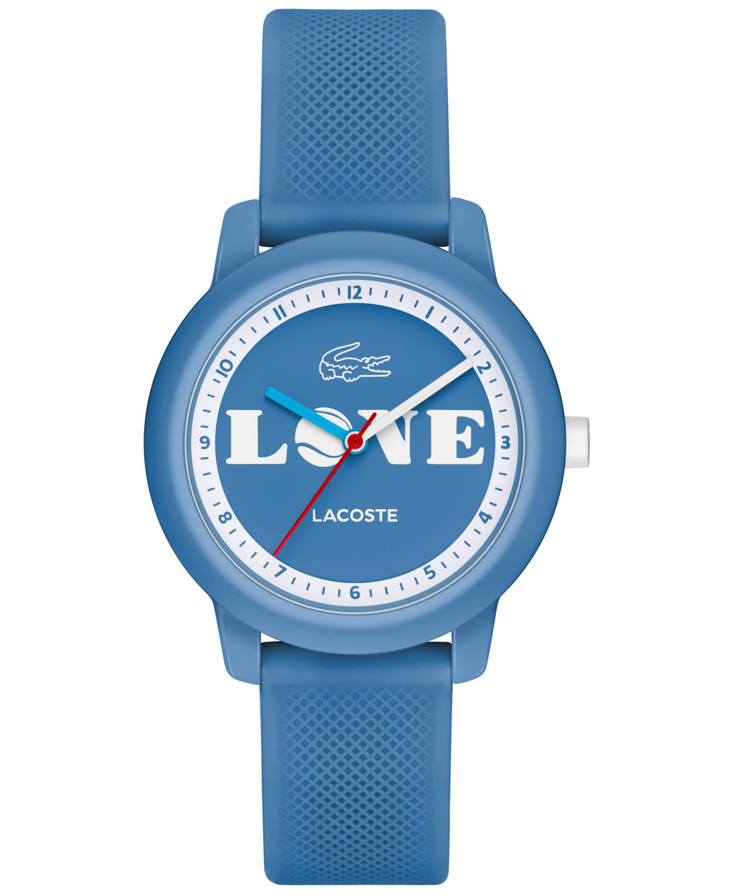 Детские часы Lacoste 12.12 Blue Silicone Strap Analog Watch 33mm — фото 1