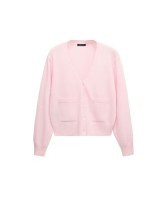 Women's Selection Wool & Cashmere-Blend V-Neck Cardigan