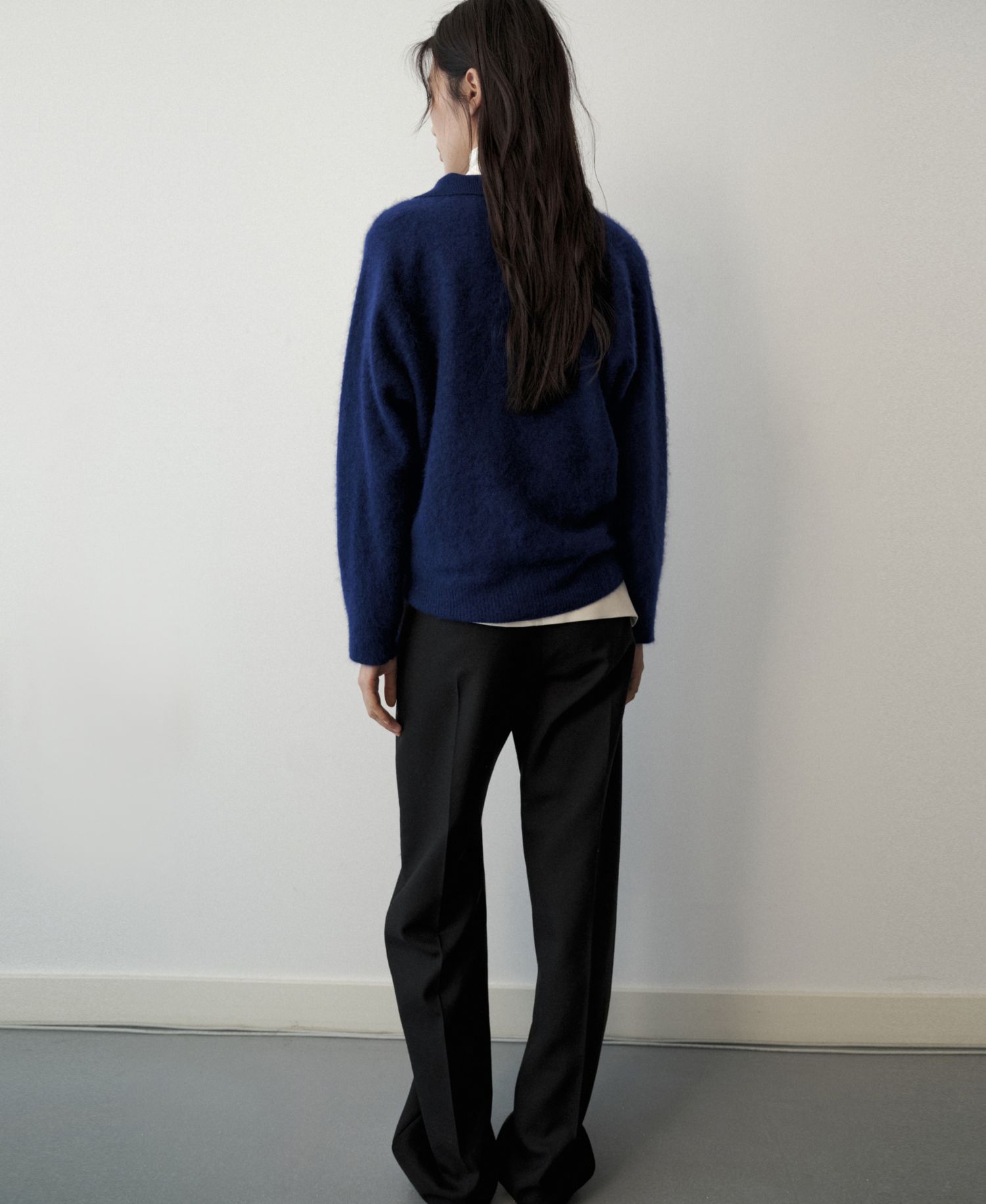 Women's Selection Loose-Fit Polo Sweater