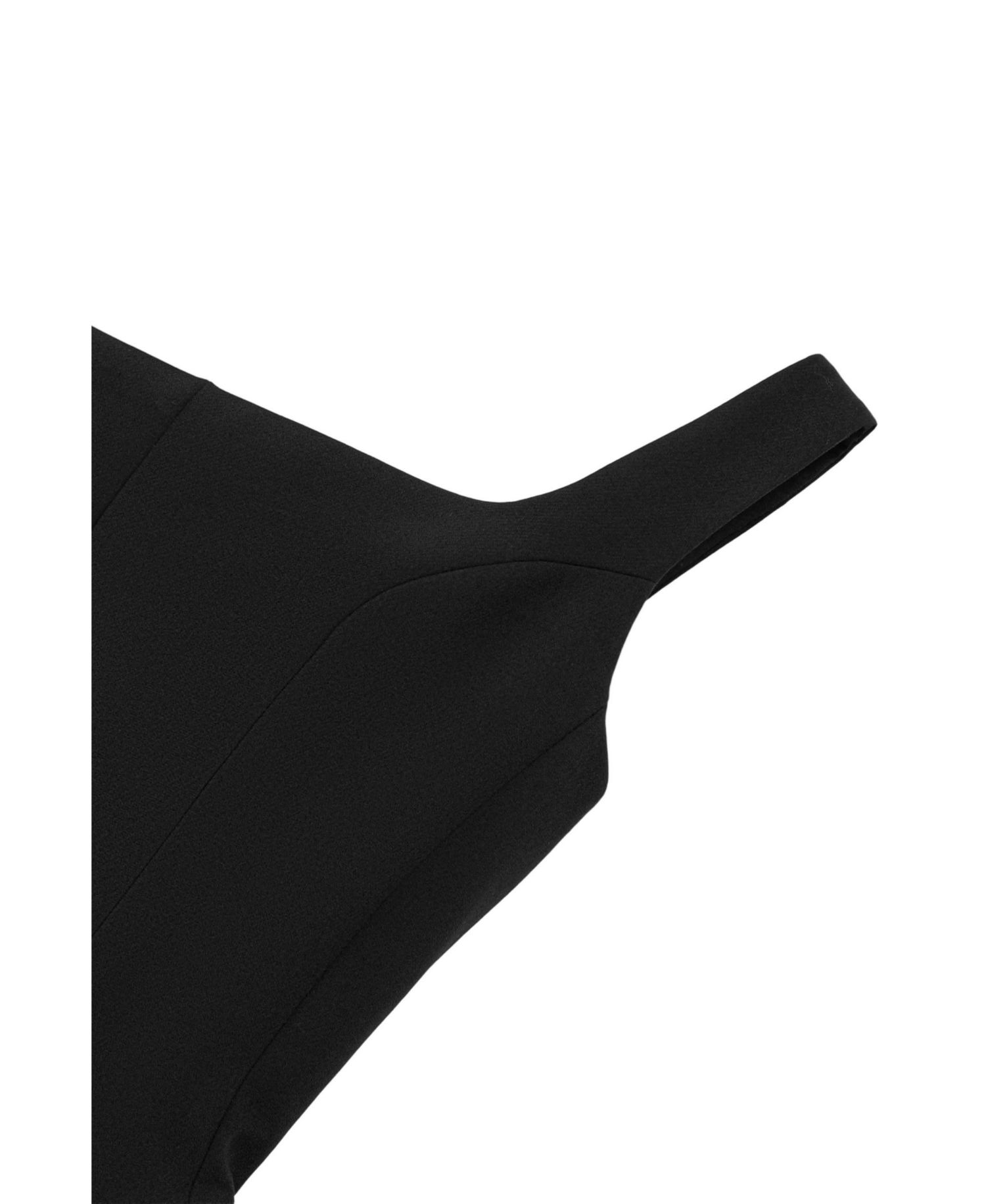 Women's Boned Square Neck Peplum Bustier Top