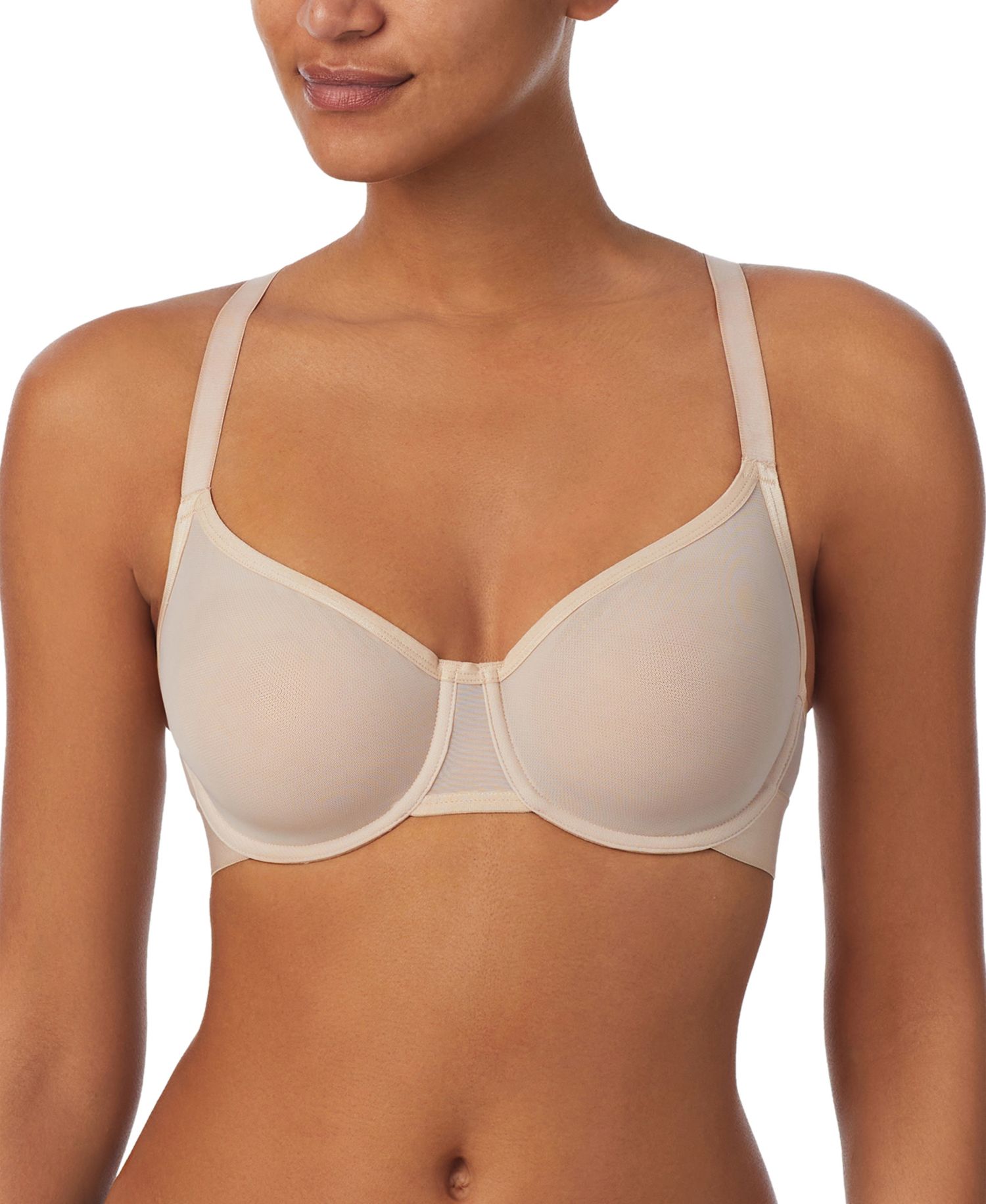Women's Sheers Unlined Demi Bra, DK4085