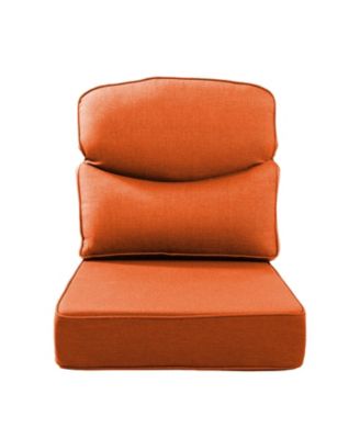 Luxury Smile 24x24x6 Outdoor Cushions, Water Resistant Olefin Deep Seat Cushion for Patio Wicker Chair Sofa