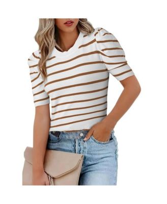 Women's Trendy Puff Sleeve Knit Top