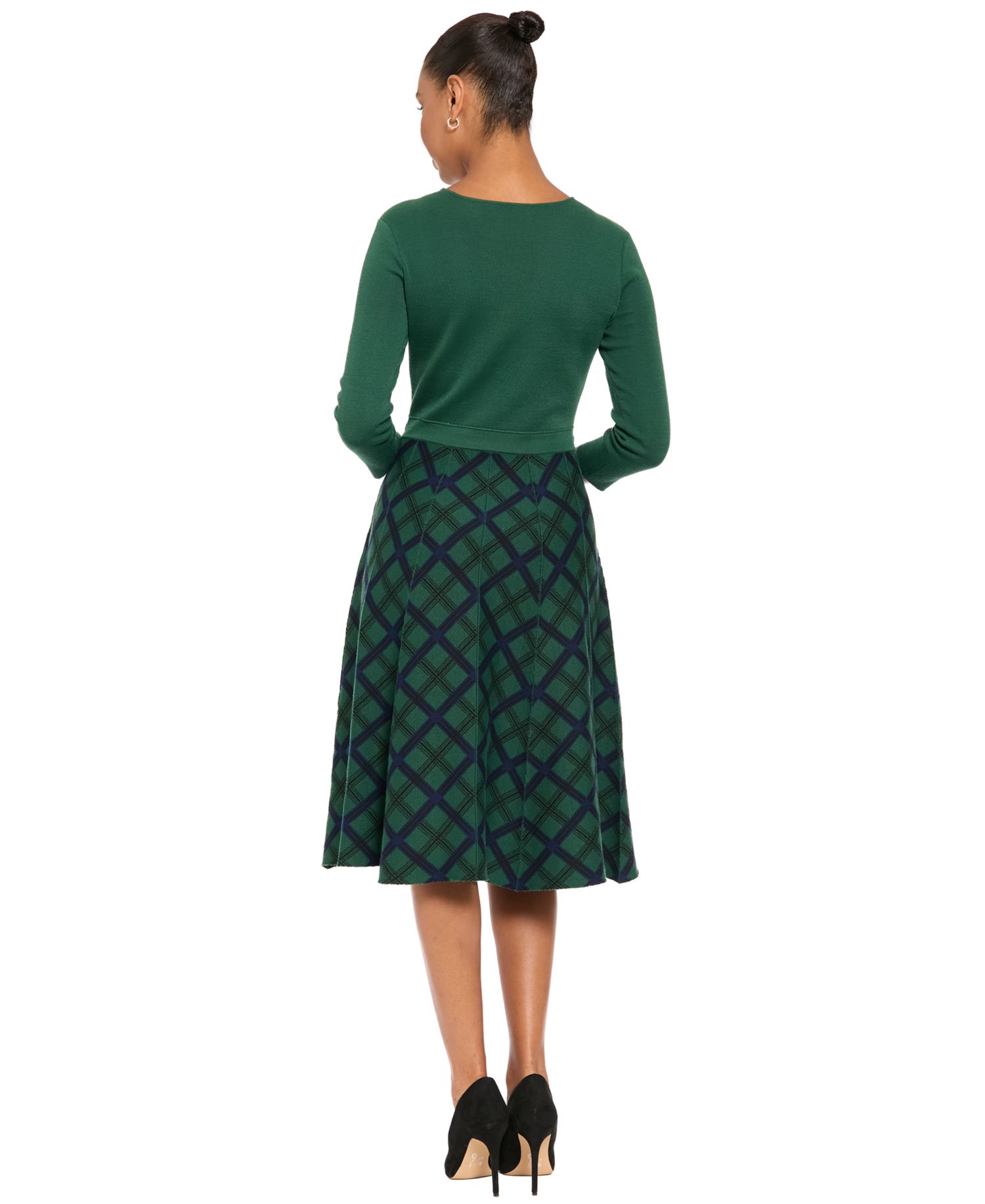 Women's A-Line Midi Sweater Dress